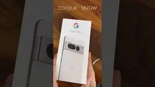 Google Pixel 7 Pro | Unboxing | Snow white #google #pixel #googlepixel7pro #unboxing #shorts
