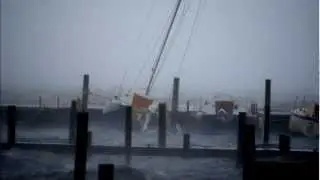 Bellport Dock During and After Sandy