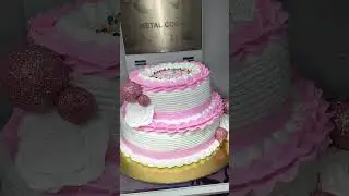two tier cake #cake