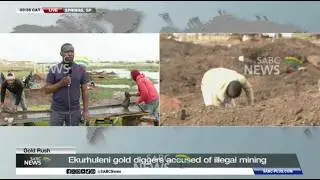 Illegal gold diggers warned