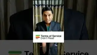 Overview Of Terms of Service; Didn't Read | Tosdr.org #shorts #tathagatishan #privacypolicy