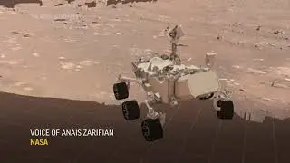 NASA's Perseverance rover takes first drive on Mars