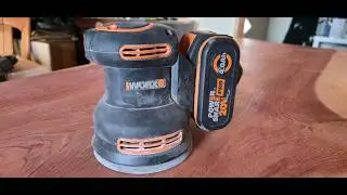 Worx wx823 5 inch orbital sander review with anti vibe tech and fix/hack for unlocking all speeds.