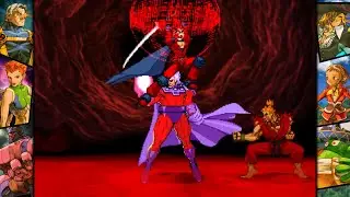 Marvel vs Capcom 2: Jin, Magneto, and Akuma arcade playthrough