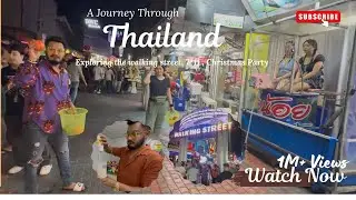 Christmas Celebration in Thailand 🇹🇭 || 7*11 Famous Drink || Walking Street Night Experience || 