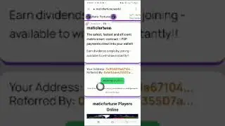 HOW TO REGISTER ON MATIC FORTUNE using TRUST WALLET