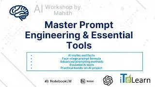 AI workshop by Mahith. Master Prompt Engineering & Essential Tools for 10X Productivity