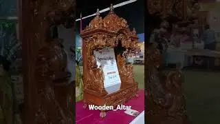 carvind wooden altar manufacturing by Hare Krishna Arts