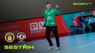 SKKP Handball Brno vs. HCB Karvin&aacute; 24:34 | Česk&yacute; poh&aacute;r mužů | semifin&aacute;le | SESTŘIH