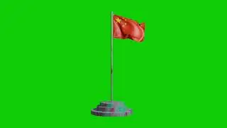 China🇨🇳 green screen flag//