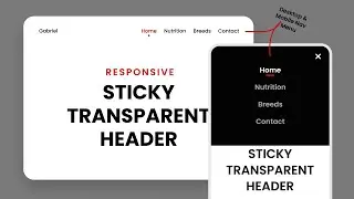 How To Create Responsive Navigation Bar Using HTML, CSS and JAVASCRIPT | In-dept Tutorial With Tips