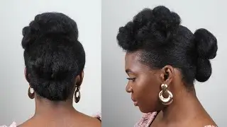 Simple Natural Hair Holiday Style Inspiration