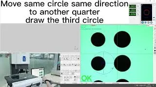 When we have an image measuring machine, how do we perform pixel correction?