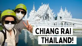MOST BIZARRE TEMPLE in Thailand! Plus Chiang Rai Night Market