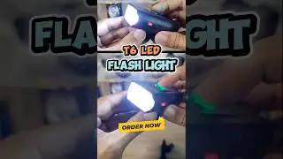 T6 LED Rechargeable Flashlight #flashlight #maetsuen #bikelight