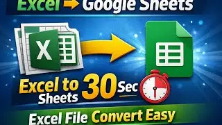 Excel to Google sheet ! Excel file convert easy (Step by step) #exceltogooglesheets #exceltips #exl