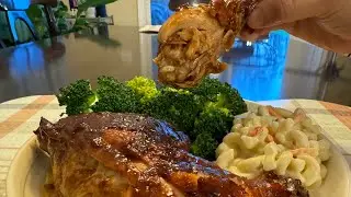Нежная и сочная курица Чар Суй с брокколи в пикантном устричном соусе | Простой китайский рецепт