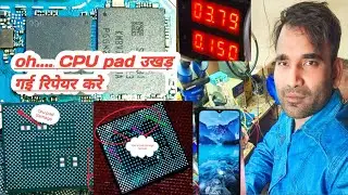 CPU IC Pad Damage?&nbsp;🤔|Samsung A70s A70 dead problem fix|क्या आपका फोन भी 150पर stuck हो गया|#repair 