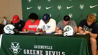 Signing day at Greeneville High School