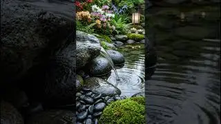 Gentle Garden Flow 🌿 Deep Relax Moment | #shorts #watersounds #relaxing #relax
