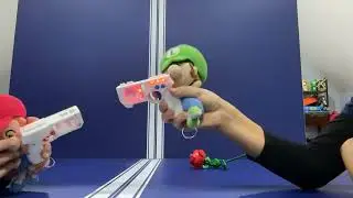 Baby Mario and Baby Luigi having fun time