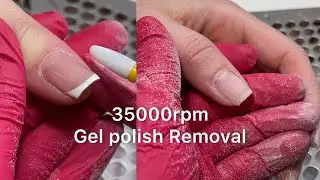 Removing Gel Polish  Frenchnails. Ceramic bit