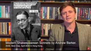 Sonnet 248. Slow Clap. April 2022, in Hong Kong, by Andrew Barker.