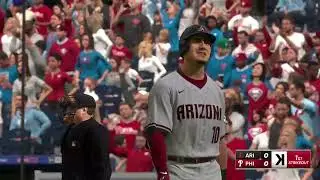 MLB The Show 23: Arizona Diamondbacks vs. Philadelphia Phillies, Game 2 of NLCS - Gameplay