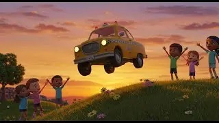 Giggle Taxi and the Ticklish Tires 🚕😂 | Nursery Rhyme for Toddlers & Animated Kids Songs