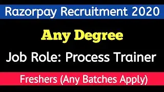 Razorpay Jobs 2020 | Razorpay Hiring 2020 | Razorpay Off Campus Recruitment | Razorpay Freshers jobs