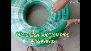 SANDHYAFLEX PVC GREEN SUCTION PIPE