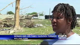 Woman and family survived Rolling Fork tornado