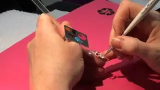 Sugar Skulls Shellac & Empower Nail Art feat the FingerNailFixer