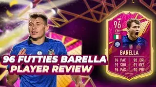 96 FUTTIES Barella is the most META CM of FIFA 22 - Player Review