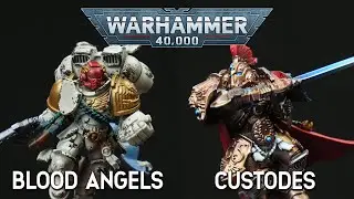 Blood Angels vs Adeptus Custodes - Warhammer 40K Battle Report 2000 Punkte