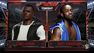 WWE 2K16 : Tony Lyons Vs  Kofi Kingston