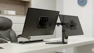 Artikel Double Monitor Desk Stand | Height Adjustable Heavy Duty Monitor Arms