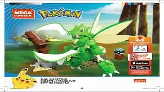 Mega Construx Instructions | Pokemon | GCN19 | Slashing Scyther