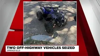 2 quads seized as off-roading vehicle crackdown continues