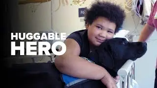 Dog hugs kids to health | Children's Miracle Network