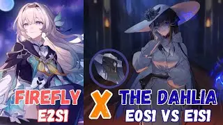 Firefly BEST Partner?? The Dahlia E0 vs E1 Comparison with E2 Firefly || Honkai : Star Rail