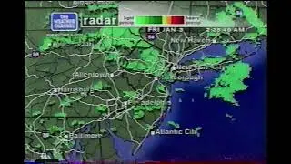 January 3, 2003 - The Weather Channel - Local Forecast - Central NJ