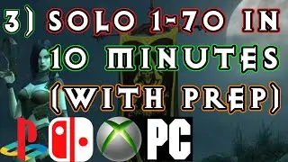 Solo 1-70 in 10 minutes with smurf Demon Hunter on console (PS4). Diablo 3 quick leveling repeatable