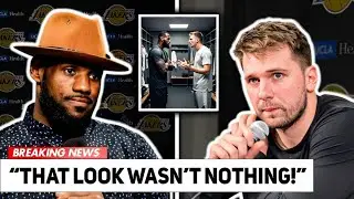 LEBRON & LUKA DONČIĆ’S LOCKER ROOM MOMENT TURNS TENSE