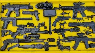 Cleans Nerf Shotgun, Assault Rifle,AK47, Sniper Rifle, Glock Pistol, M16, nerf