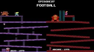Arcade Games Vs Atari 2600 - Football