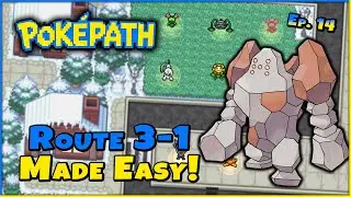 How to Beat Regirock in PokePath TD!! (Route 3-1 Made EASY)