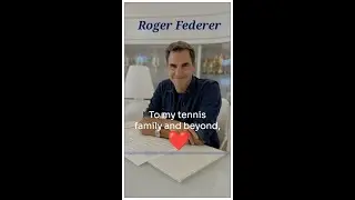 Roger Federer Retirement|#shorts #youtubeshorts  #roger #tennis