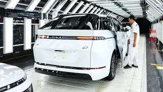 XPENG Car Production Guangzhou Plant in China