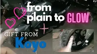 NMAX YAMAHA 155 version 2 mags repainting|JAN PAINT MOTOVLOG (black paint with a twist)